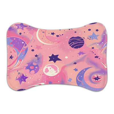 Pastel Zodiac Designs - 1 Piece Bone Shape Feeding Mat