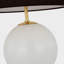Elsie Cordless Table Lamp in Cream with Black Linen Shade