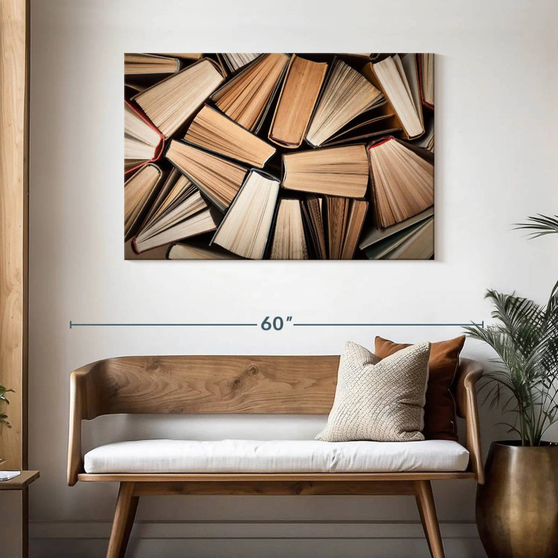 Kerner Bulky Books, 30" H x 45" W