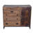 Melba Solid Mango Wood Entryway Cabinet with Drawers & Door – 36” Rustic Console Storage Cabinet in Natural Medium Finish 