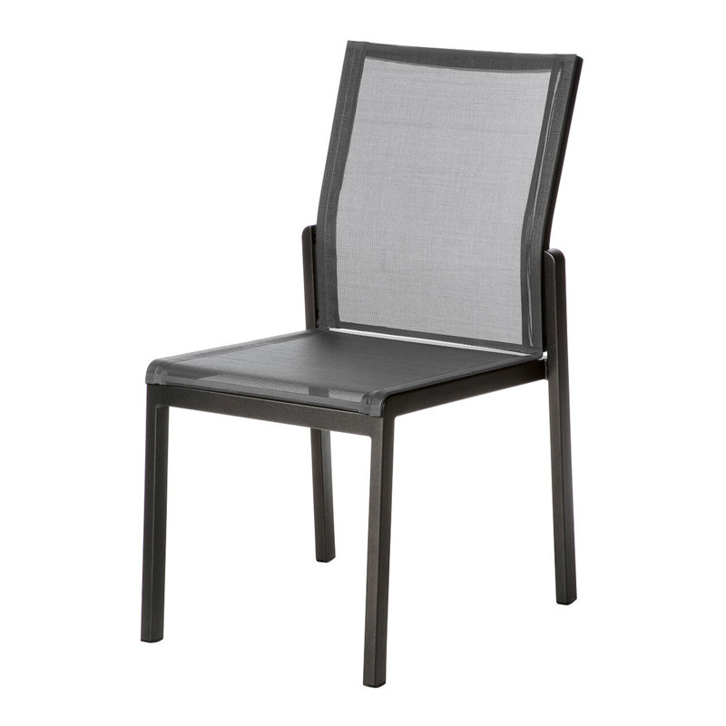 Aura Dining Side Chair, Platinum/Graphite