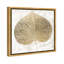 «Cercis Gold Leaf - Floater», impression encadrée sur toile-55600389-55600392
