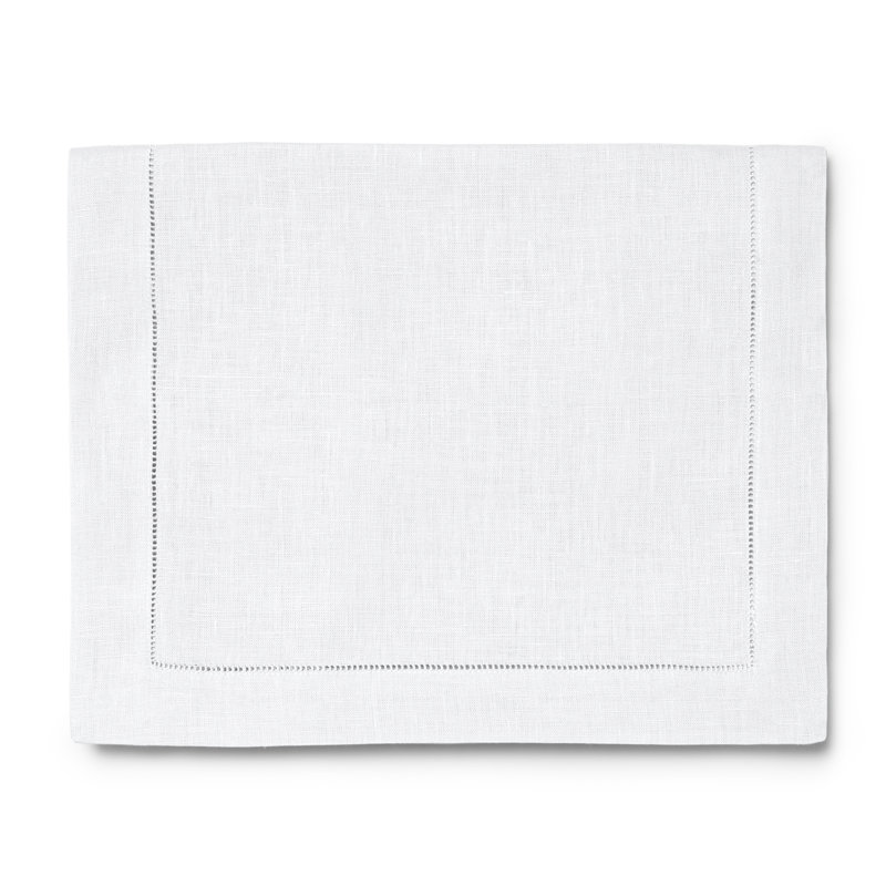 Festival Handmade Tablecloth, 66" x 66", White