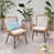 Beige Cushion/Teak Frame