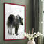 Bear Totem Framed Print - Solid Wood-916274477-916274464