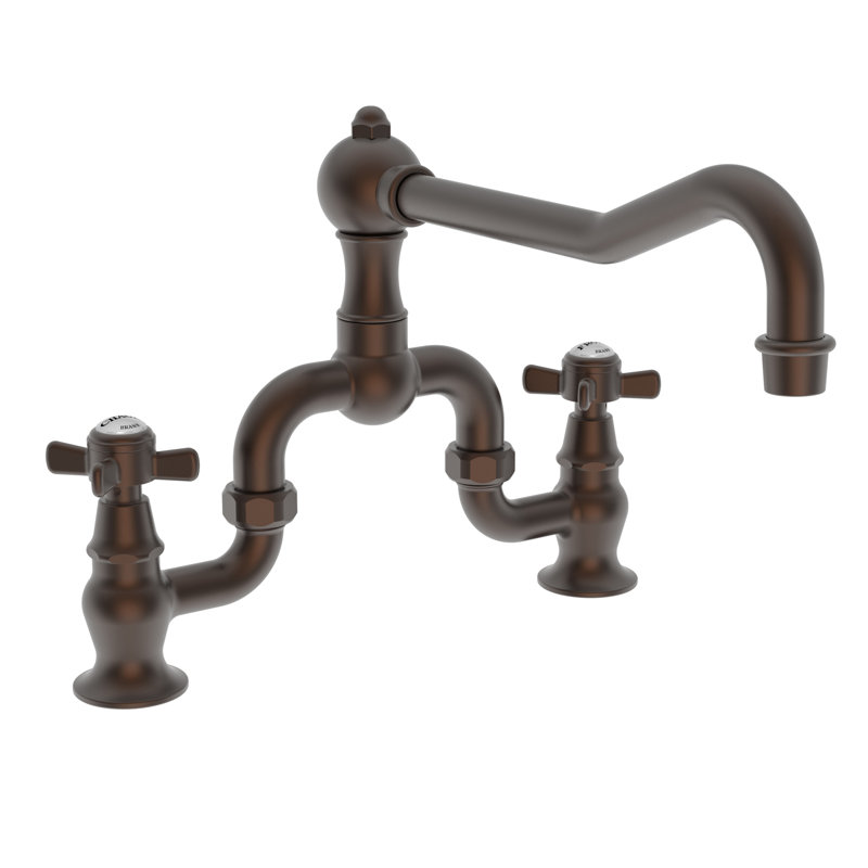 Fairfield Kitchen Bridge Faucet, English Bronze