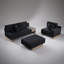 74.5 " Velvet L-Shaped Sectional