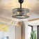 18" Pellenberg 5-Blade Crystal Ceiling Fan with Remote Control and Light Kit Included