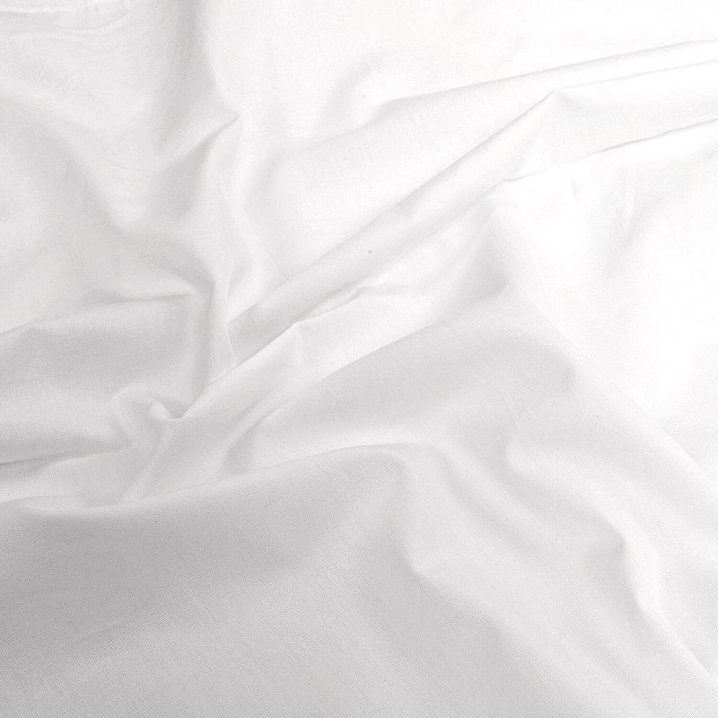 Ensemble de draps 100% coton 6 pièces, Très grand, Blanc / vert