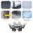 Oval Aluminum Wicker Dining Table With Umbrella Hole – (L70.87" X W47.24" X H28.35")-2125544943