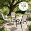 Ensemble de 4 chaises d'extérieur empilables-83644147