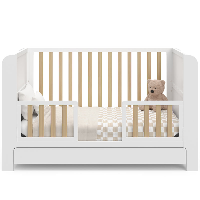 Barrière de lit pour tout-petit Graco, Blanc/naturel
