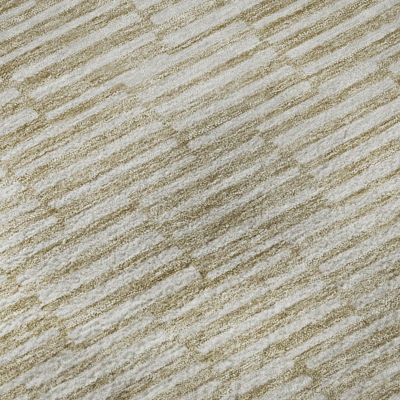 Premium Machine Washable Prisco Beige Rug, Rectangle 8' x 10'