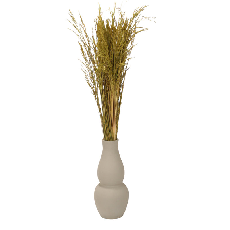 Herbe de pampa conservée 44 po dans un vase décoratif