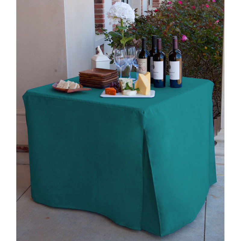 Tablevogue 34-Inch Square Table Cover, Peacock