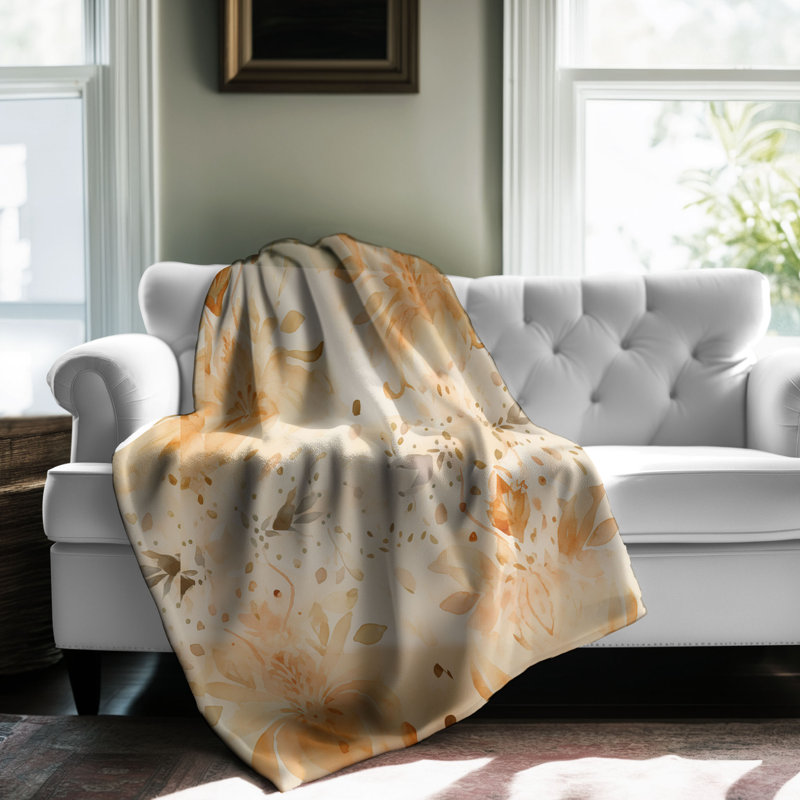 Rustic Neutrals - Couverture Sherpa de qualité supérieure 1 pièce, Grand lit