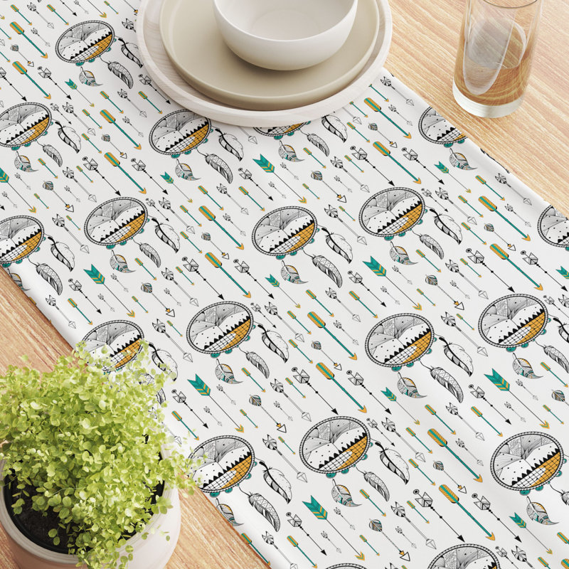 Rectangular Cotton Twill Table Runner, 90" L x  16" W