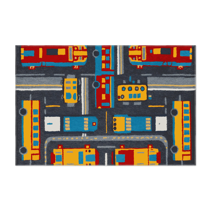 Tapis intérieur et extérieur brun Transport, Rectangulaire 8 pi x 10 pi