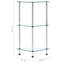 Sisson 76.2cm W Metal Shelving Unit-1858647679