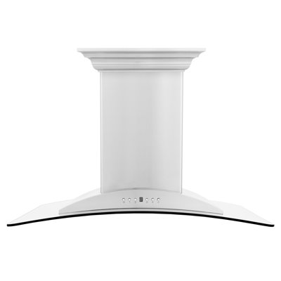 30" 400 CFM Ducted Island Range Hood in Stainless Steel