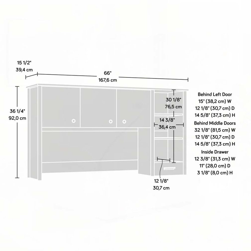 Storage Display Shelf for  Hutch