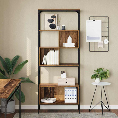 188.5cm H x 76cm W Metal Bookcase