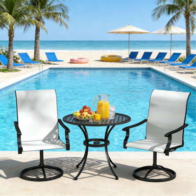 Premium All-Weather Wicker Outdoor Dining Chair