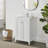 Lainey 24 In. Single Sink Freestanding White Bath Vanity With Ceramic Top