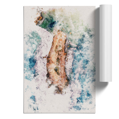 Bay of Islands Watercolour - Frameless Print