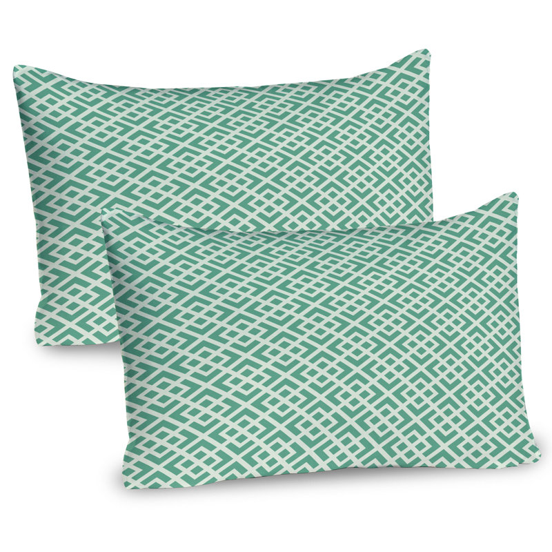 Ensemble de 2 taies décoratives Ambesonne Mint