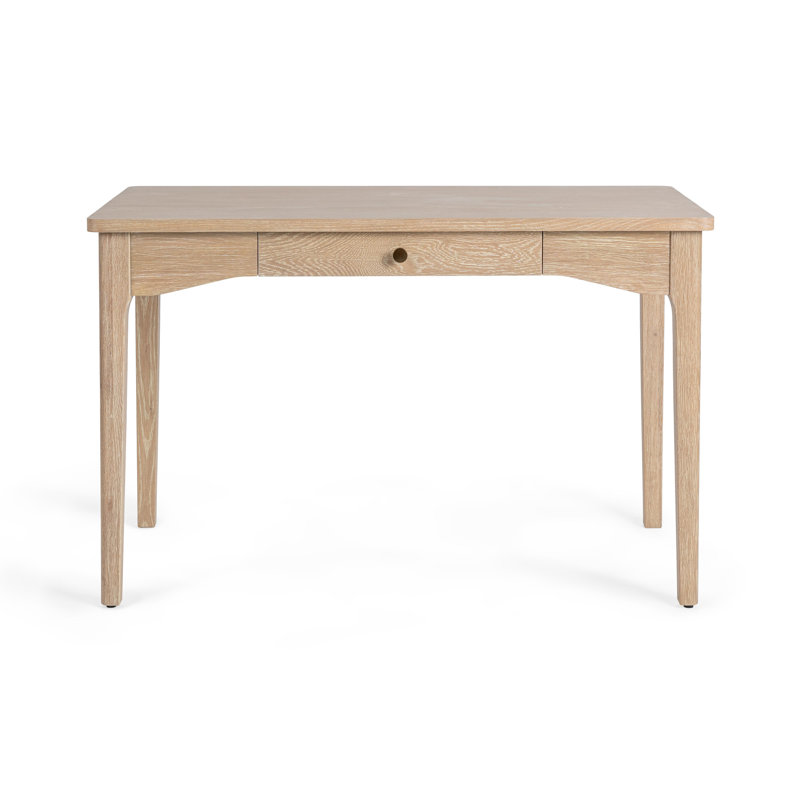 Allysyn Oak Wood Writing Desk