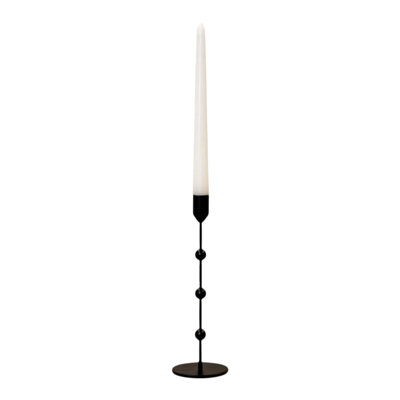 H Tabletop Candlestick Holder with Candle Included