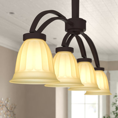 5.25'' H Glass Bell Pendant Shade