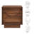 Bulwark 2-Drawer Nightstand In Walnut