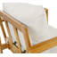 Ensemble de canapé modulaire d'extérieur 5 pièces en acacia
