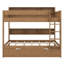 Lit superposé double avec lit gigogne et tablettes intégrées, lit superposé en bois avec rangement-1522531307-1522531310