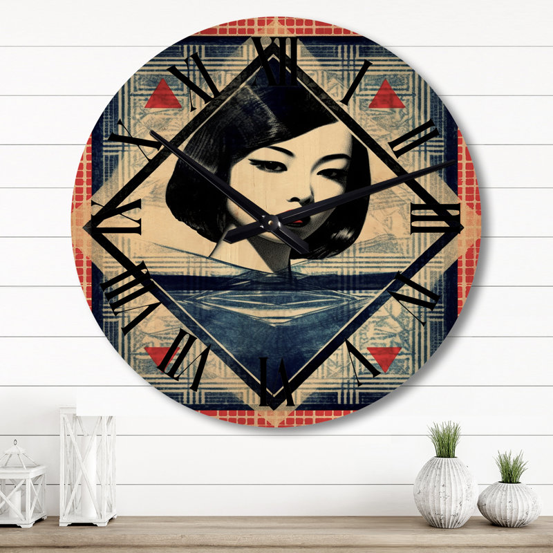 Horloge murale Roshawna, Grand