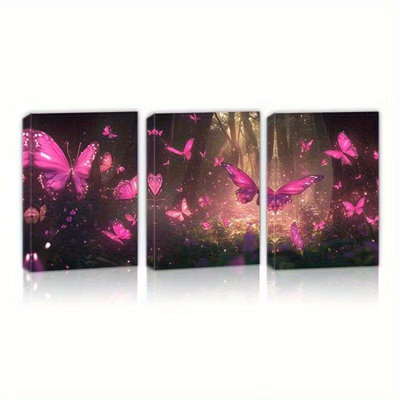 3 Piece Wrapped Canvas Wall Art