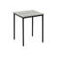 Ensemble de table, ensemble de 3 pièces, café, bout, métal noir, stratifié gris, contemporain, moderne-998319883