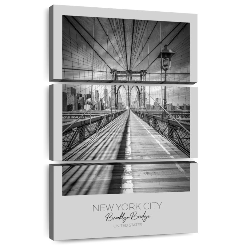 Nicci, New York, pont de Brooklyn, H 32 po x l 20 po