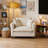 Chenille Upholstered Accent Chair-1444917704