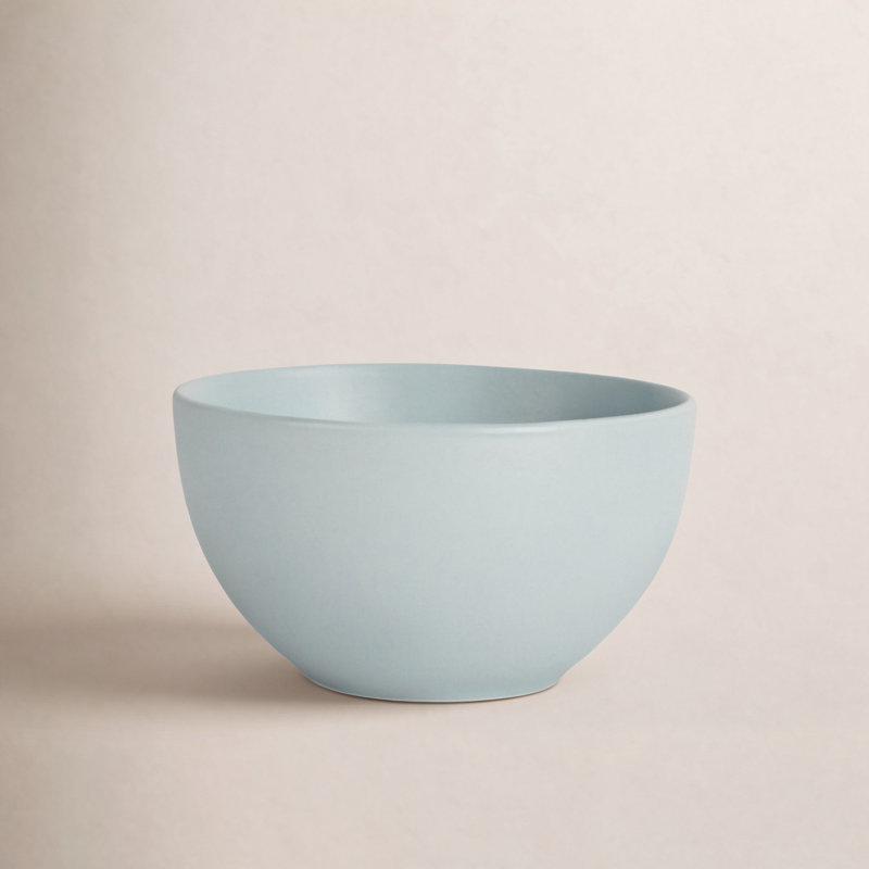 Bol à céréales 16 onces Wazee Matte, Bleu minéral