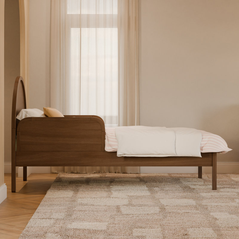 Twin/Full Bed Guardrail, Natural Walnut