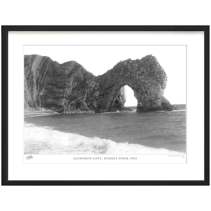 Lulworth Cove, Durdle Door 1903 by Francis Frith - Single Picture Frame Print, 45cm H x 60cm W x 2.3cm D