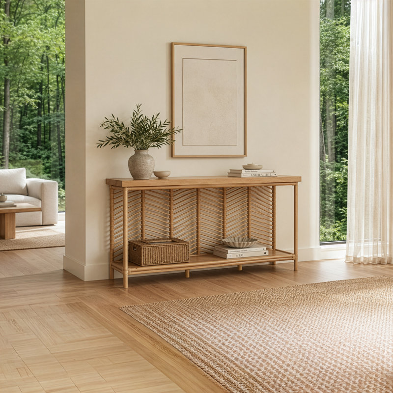 Liam Console Table, Regatta Blue