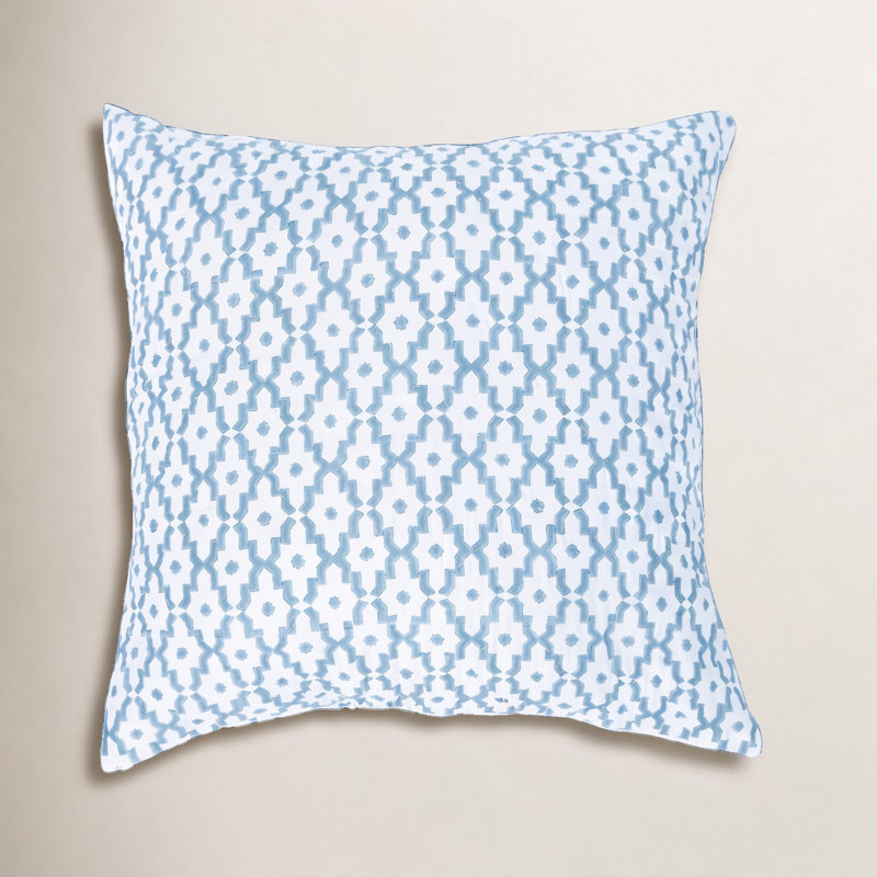 Johan 100% Cotton Envelope Sham, Euro, Santorini