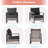 5-Piece Patio Rattan Furniture Set, All Weather Wicker w/Removable Cushion-108200488
