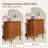 End Table With Charging Station, Narrow Side Table With 2 Drawer, Wood Sofa Side Table With Solid Wood Feet For Living Room, Vintage Slim Nightstand Bedside Table For Bedroom, Pre-Assembled-309287932
