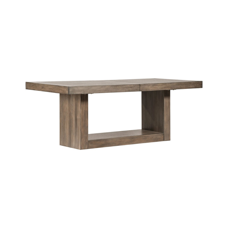 Hallanden Dining Table + 8 Chair Set, Sand/White