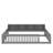 Twin XL Size Floor Bed With Cabinets And USB Ports-528599125